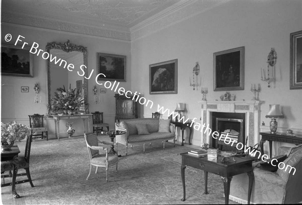 DUNSANY CASTLE DRAWING ROOM FROM NORTH